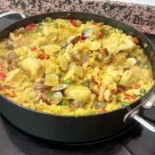 Paella de pollo - Paso 8