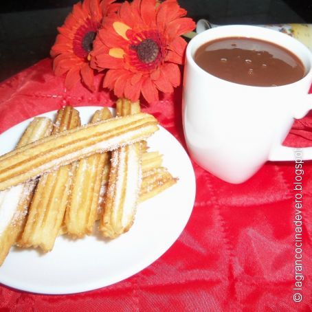 Churros con Chocolate