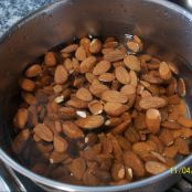 Almendras caramelizadas - Paso 1
