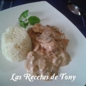 MEDALLONES DE POLLO AL WHISKY
