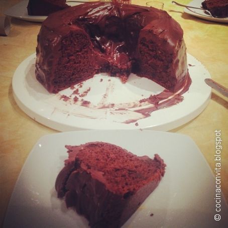 Bizcocho chiffón de Chocolate