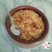 Arroz con leche con flan