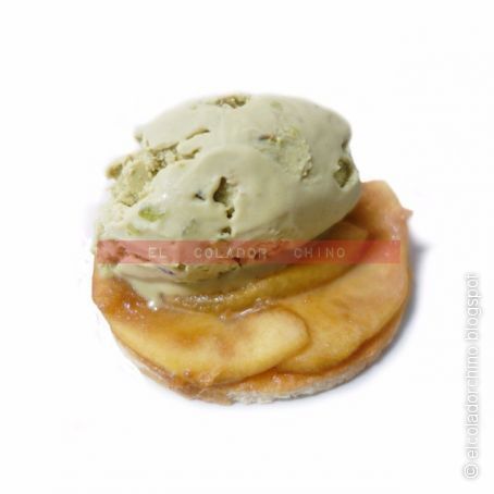 Tartaleta de manzana marinada