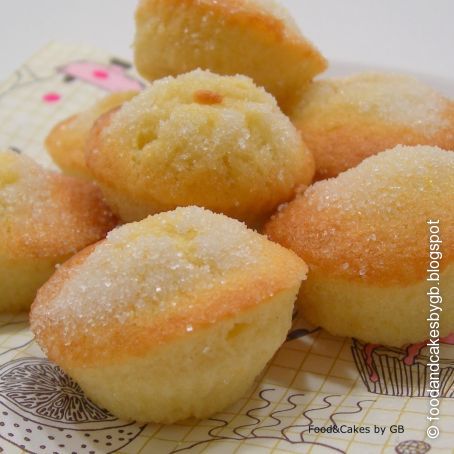 Minimagdalenas de nata (Thermomix y tradicional)