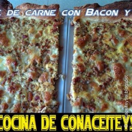 Quiche de Carne con Bacon y Jamon