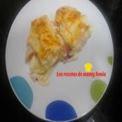 Pastel de patatas, bacon y queso