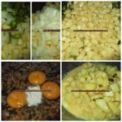 Receta de tortilla de patatas con cebolla y pimientos - Paso 1