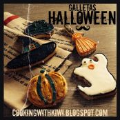 Galletas de Halloween (receta para masa de galletas de mantequilla y glasa)