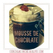 Mousse de chocolate con coñac