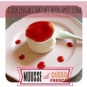 Mousse de queso fresco y receta de pasta brisa