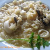 Arroz blanco con calamares