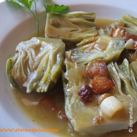 Alcachofas a la montillana