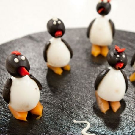 Pingüinos de aperitivo