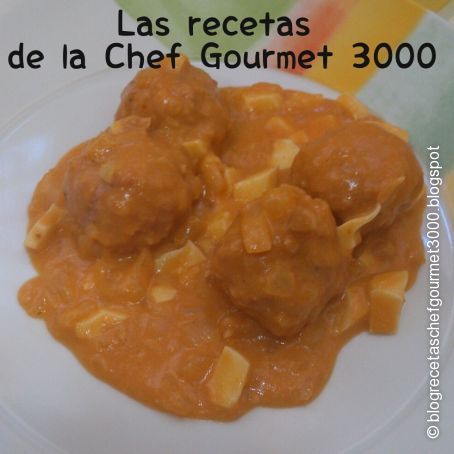 Albóndigas en pepitoria