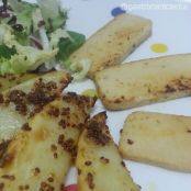 Tofu Agave y Mostaza con patatas
