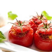 Tomates rellenos de carne