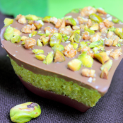 Bizcochito de coco y pistachos para San Valentín