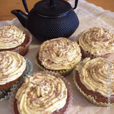 Cupcakes de té rojo