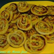 Rollitos de jamón y queso