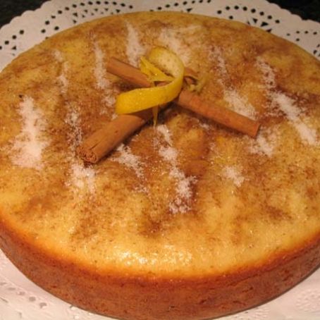 Bizcocho de manzana con canela