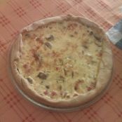 Quiche de jamón y queso