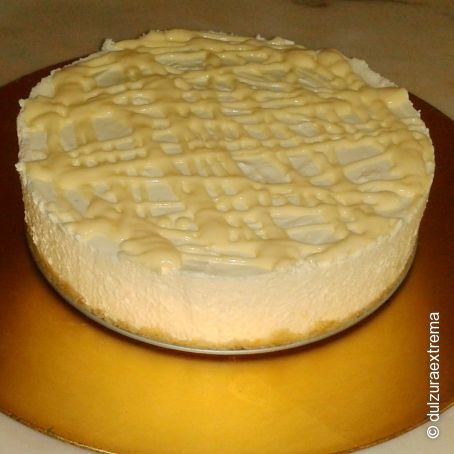 Tarta de queso y lemon curd