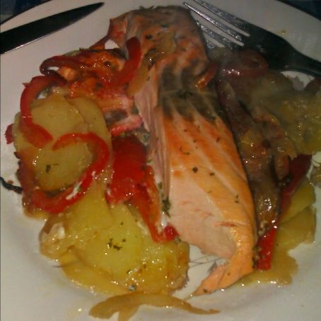 Salmón al horno