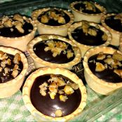 Tartaletas de chocolate y frambuesa