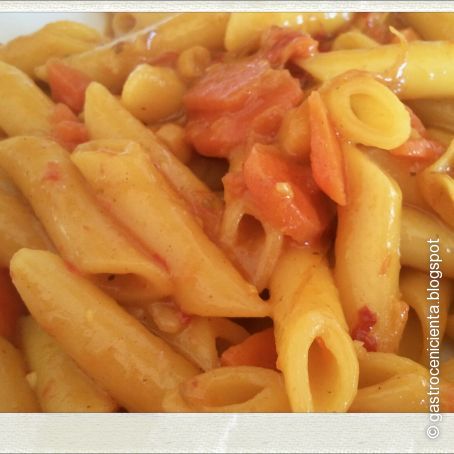 Guisado de Pasta al Jengibre
