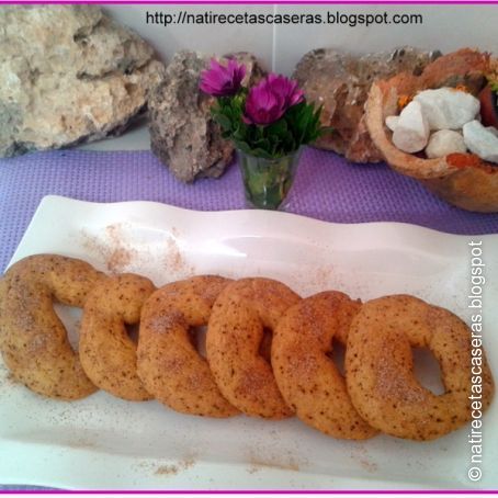 Rosquillas de huevo y canela