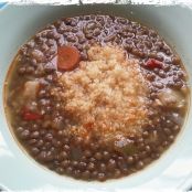 Lentejas Guisadas con Quinoa