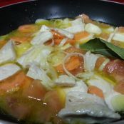 Sopa de naranja con pollo - Paso 2