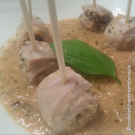 Rollitos de cerdo marinados