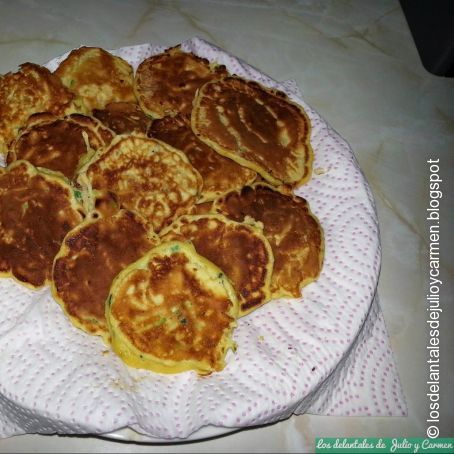 Tortitas de calabacín y queso