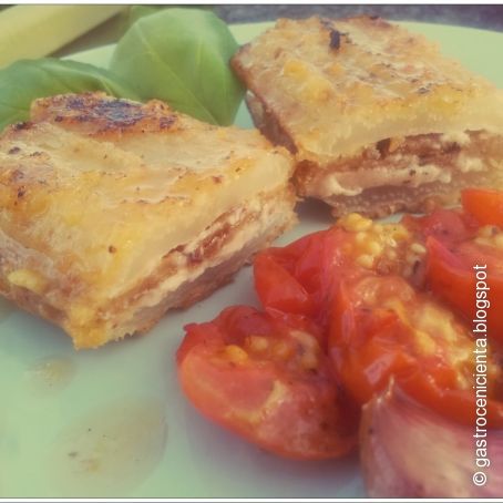 Libritos rellenos de Seitán y Queso Vegano