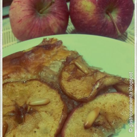 Tarta fácil y vegana de manzana