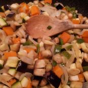 BACA-TOUILLE: Migas de bacalao con pisto - Paso 2