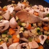 BACA-TOUILLE: Migas de bacalao con pisto - Paso 3