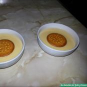 Natillas caseras con galleta