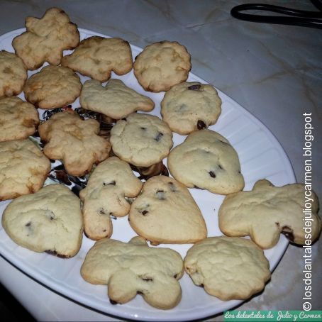Cookies con chips de chocolate