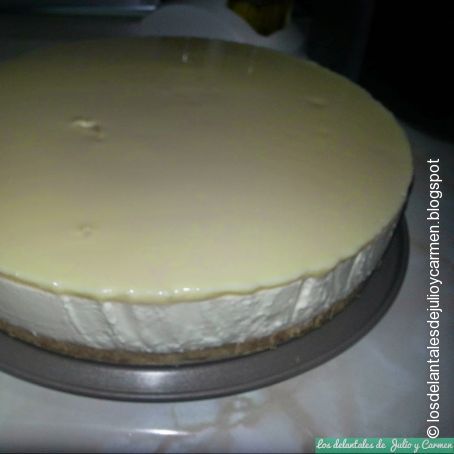 Tarta mousse de natillas