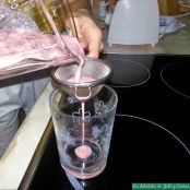 Batido natural de fresas con yogur - Paso 4