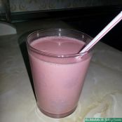 Batido natural de fresas con yogur