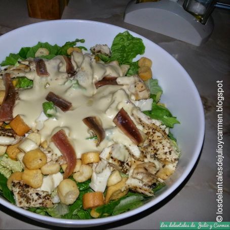 Ensalada Cesar a la forma de Julio y Carmen