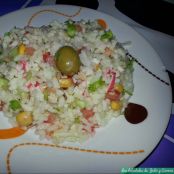 Ensalada de arroz al toque de cítricos