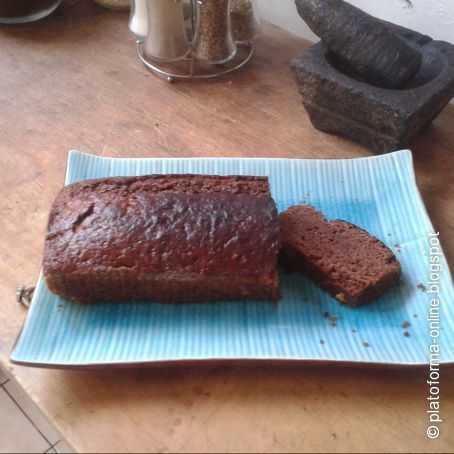 Torta o queque de chocolate y naranja