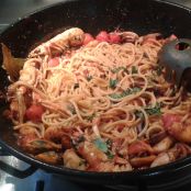 spaguettis frutti di mare