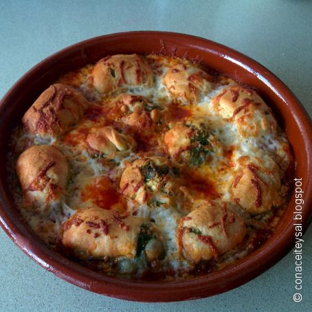 Espinacas con Queso / Saquitos de Espinaca Rotolo
