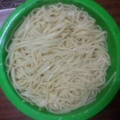 Tallarines con níscalos - Paso 6