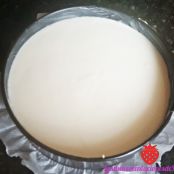Tarta de natillas de coco con baño de chocolate - Paso 3